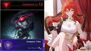 Himeko - Conundrum level 12 - Company Time Dice | Full Run | SU Gold and Gears
