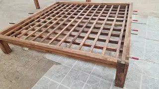 Ensamble Tipo Castillo Base de Cama Sin tornillo parte 2