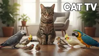 CAT TV - Tropical Parrot and Bird - Videos for Cats