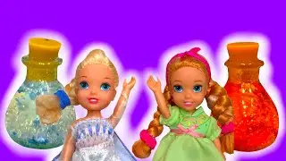Elsa and Anna toddlers make magical potions - part 2