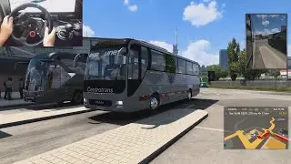 MAN Lion's Coach | EUROLINES Bus Mod | ETS2 Gameplay