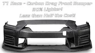 T1 Race Carbon Drag Front Bumper