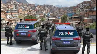 CONFRONTO PESADO: RECOM ENFRENTA CRIMINOSOS NA FAVELA | GTA 5 POLICIAL