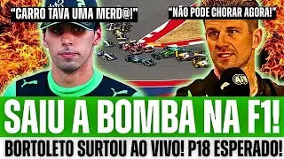 🚨 BORTOLETO PERDEU A PACI&Ecirc;NCIA AO VIVO? SAUBER CHOCA TODOS AP&Oacute;S GP DE AUSTIN!