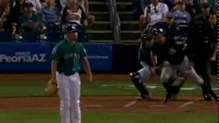 Adam Engel crushes a leadoff home run to left-center
