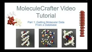 MoleculeCrafter Tutorial Part 1 -  Getting Molecular Data from a Database - by Elsa Schleicher