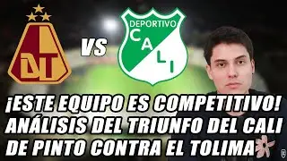 El Deportivo Cali de Jorge Luis Pinto venció 2-1 al Tolima en la Liga Colombiana