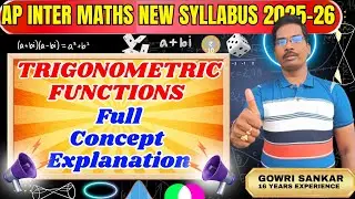 AP Intermediate Maths New Syllabus|| Chapter-3||Trigonometry Full Concept||Must Watch Video|| #viral