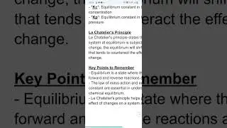 Ch 7 Equilibrium class 11th Chemistry Part-1 Notes #notes #chemistrypart-1 #11thclass #ch-7