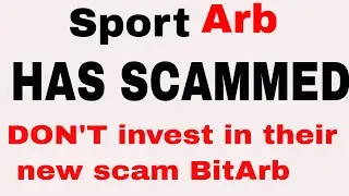 SportArb has Scammed