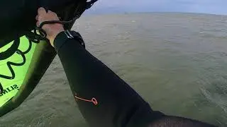Wind winging Queens Beach North Queensland Australia