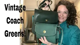 Винтажные оттенки Coach Green! Сравниваем оттенки бутылочно-зелёного, нефрита и лесного зелёного!
