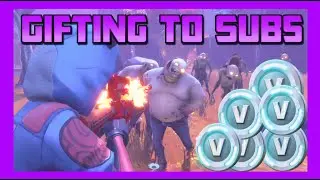Gifting To Subscribers By Farming V-Bucks From Fortnite Save The World (Ep. 1) + 5K V-Buck Giveaway
