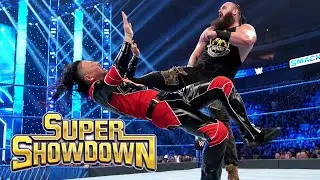 shinsuke nakamura vs braun strowman Super Showdown 27 February 2020 Highlights