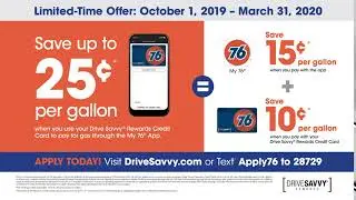 Drive Savvy Rewards - My 76 App