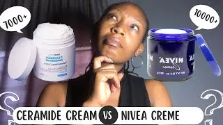 NIVEA CREME MOISTURIZER VS FACE FACT CERAMIDE MOISTURIZER CREAM FACE AND BODY *REVIEW * NIVEA CREAM