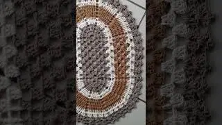 Um lindo tapete #crochet #crochearte #tapetecroche #handmadecrochet