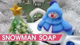 DIY: Snowman Soap - Christmas Soap making :)