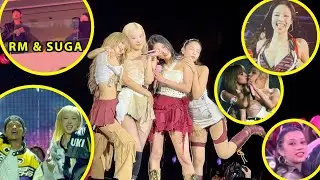 RM, SUGA, Bruno Mars и KATSEYE из BTS посещают BLACKPINK SoFi D2 | Дженни НЕ БЕЗОПАСНА? Милые реа...