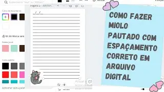 Como fazer miolo pautado de caderno ou agenda com espa&ccedil;amento correto entre as linhas