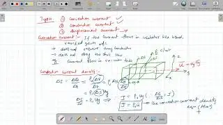 JNTUH-CONVECTION AND CONDUCTION CURRENT- DENSITIES, OHM'S LAW FOR ELECTROSTATIC FIELDS...