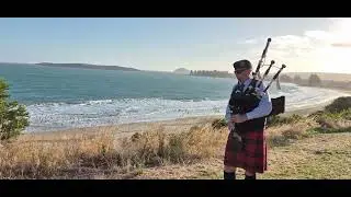 Flower of Scotland on Bagpipes  / Happy Hogmanay. 
