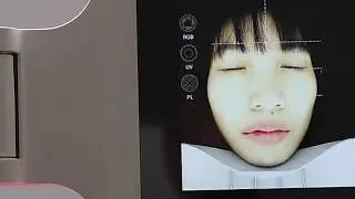 magic mirror skin analsysis machine #skinanalyzer