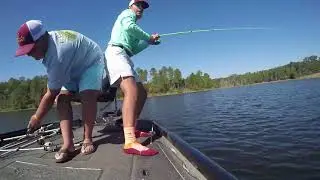 Fall bass fishing at Dreamstrike lake pt 1