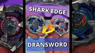 XTREME ATTACK! SHARK EDGE vs DRANSWORD! #beyblade #beybladex #hellobeybladeworld