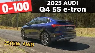 Recenzja Audi Q4 e-tron 55 z 2025 roku: 0-100 i jazda pr&oacute;bna z perspektywy pierwszej osoby