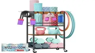 Home Gym Storage Rack Heavy Duty Yoga Mat Holder Workout Equipment Organizer
