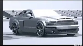 FORD SHELBY KITT VS VAZ 2107 PANTURAL 3D ANIMATION