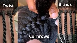 COMO HACER TRENZAS AFRICANAS para PRINCIPIANTES (2023) TUTORIAL paso a paso || trenzas AFRICANAS