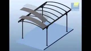 Palram Carports Vitoria 5000 HG9130 assembly