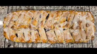 Blueberry Danish-Dough is made with Ricotta Cheese, YUMMY! And even has 