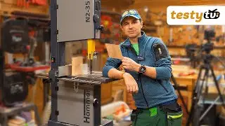 HAMMER: N2-35 - Pilarka taśmowa dla hobbystów - unboxing, uruchomienie, pierwsza praca