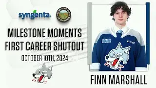 OHL Milestones | Finn Marshall | First Career Shutout