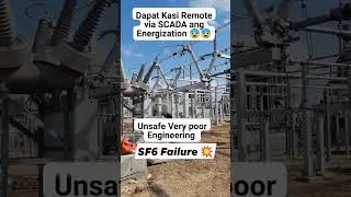 SF6 Circuit Breaker Explotion #electrical #safetyfirst