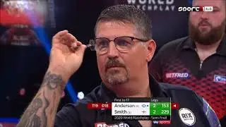 29) Gary Anderson vs Michael Smith 2020 World Matchplay 2020.07.25 Elődöntő Semi-final