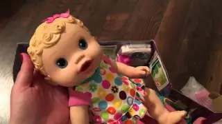 Baby Alive Changing Time Baby Doll Unboxing with Cupcake Booster Seat