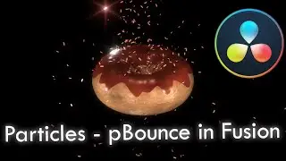 Mastering Fusion Particle Node: Creating Doughnut Sprinkling Effects in DaVinci Resolve!