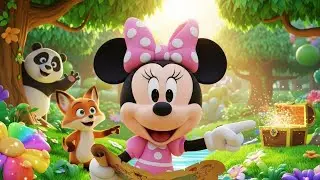 &ldquo;Minnie Mouse&rsquo;s Jungle School Adventure with Panda & Fox 🐭🐼🦊 | Fun Kids Map Exploration!&rdquo;