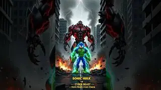Sonic Hulk vs Cyber Beast | Epic 3D Cinematic Fight | Hope Rises from Chaos#3danimation #shorts