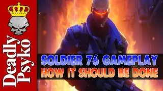 Overwatch Competitive - This is How To Play Soldier 76! (Pro Soldier 76 Gameplay!?)