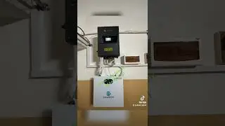 6.6KW Hybrid System,  100A backup  battery.#solar #inverex #6kw #lifepo4 #longpower #powerefficient