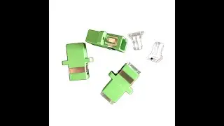 FTTH Fiber Optic SC Singlemode Adapter Simplex with transparent-cap fiber adaptor