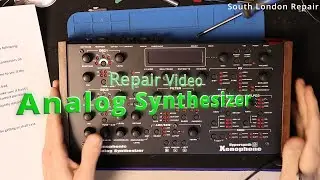 Analog Synthesizer Hypersynth Xenophone Disassembly and repair #repair #vintageaudio #djequipment