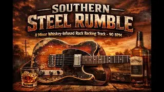 Southern Steel Rumble – A Minor Southern Hard Rock Backing Track (90 BPM)