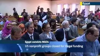 Egyptian court sentences NGO workers including Americans to up to five years in prison