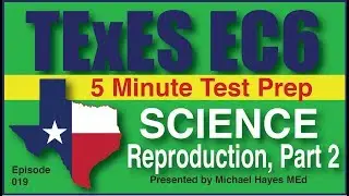 TExES EC-6 Science Reproduction Part 2, Episode 19 [Free Test Prep]